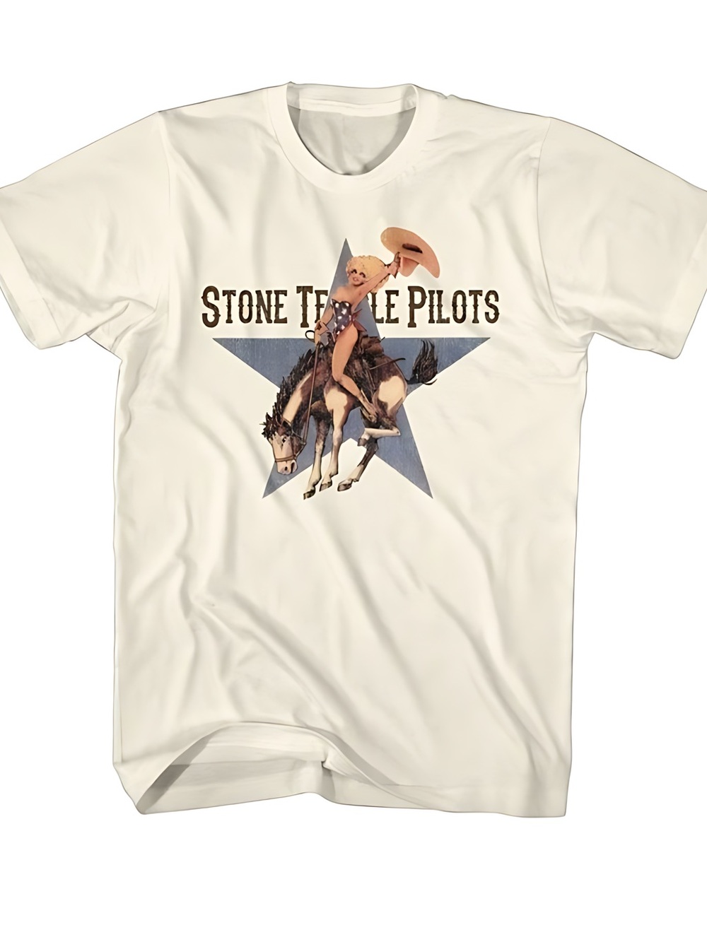 Stone Temple Pilots Riding Bronco Rock Band Music Graphic T-Shirt